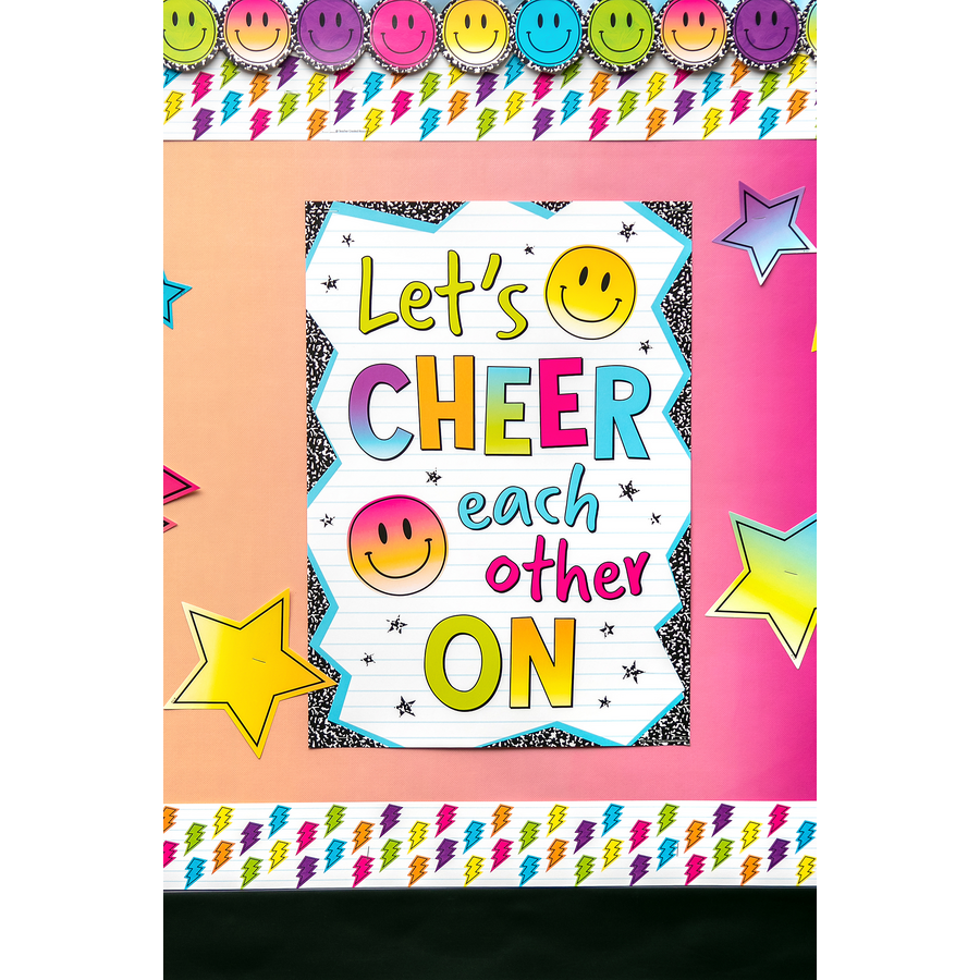 Let’s Cheer Each Other On Positive Poster