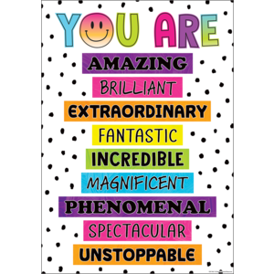 You Are Amazing Positive Poster