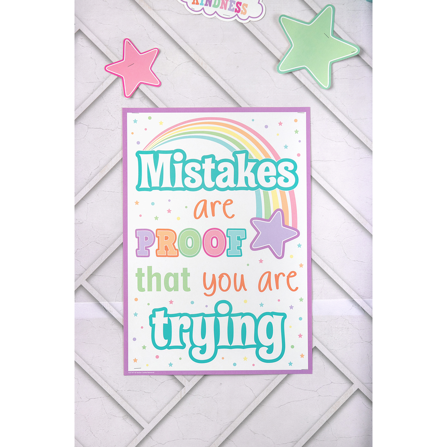 Mistakes Are Proof That You Are Trying Positive Poster