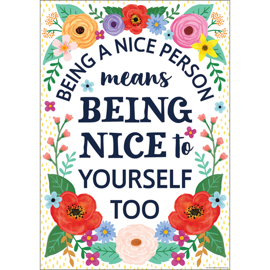 Being a Nice Person Positive Poster