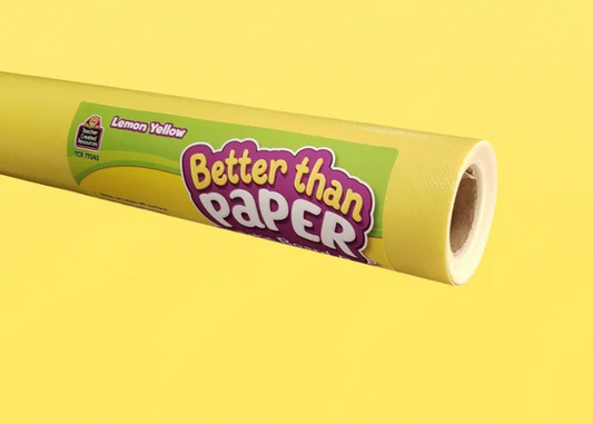 Lemon Yellow Better Than Paper Bulletin Board Roll