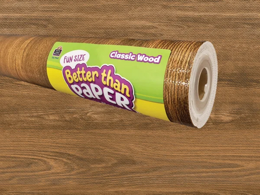 Fun Size Classic Wood Better Than Paper Bulletin Board Roll