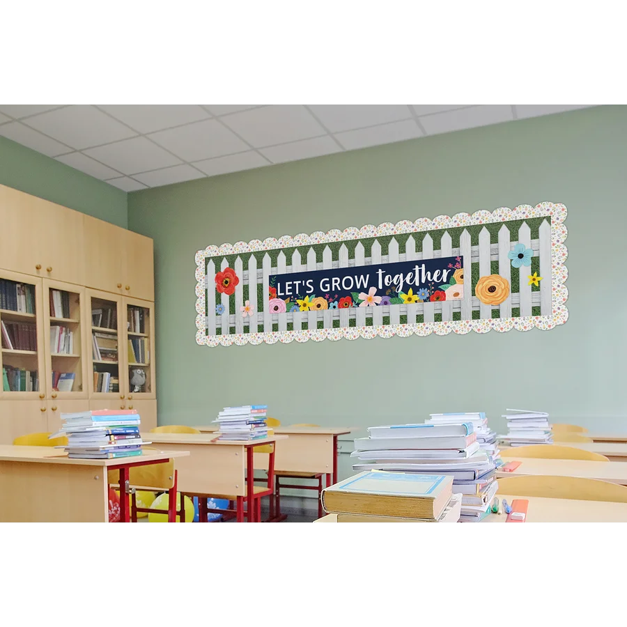 Fun Size White Picket Fence Better Than Paper Bulletin Board Roll