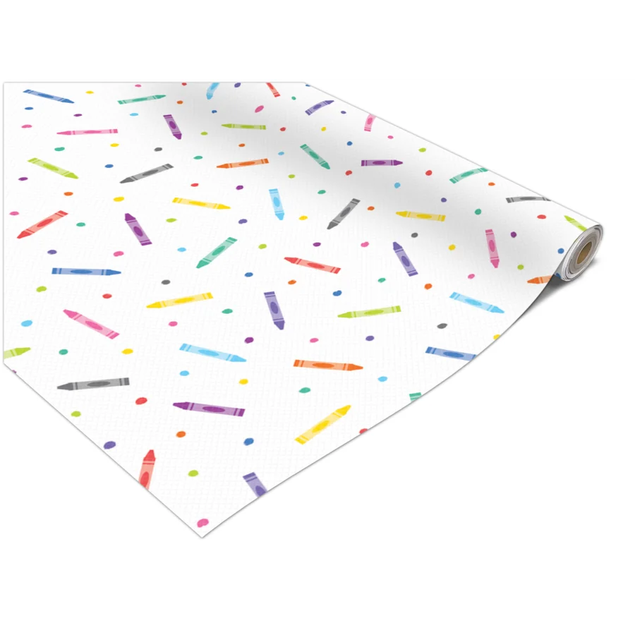 Colorful Crayons Better Than Paper Bulletin Board Roll