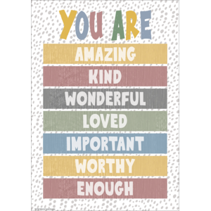 You Are Enough Positive Poster