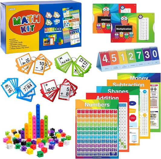 Excello Global Educational Math Kit - 315 Piece Set