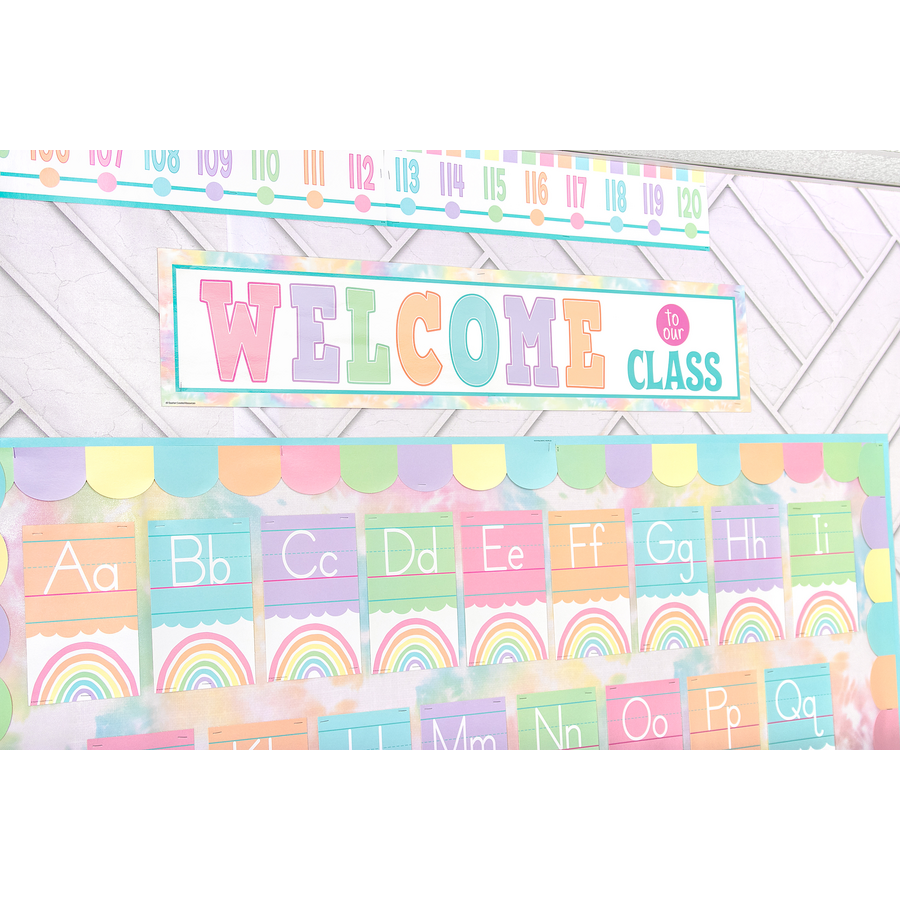 Pastel Pop Welcome to Our Class Banner