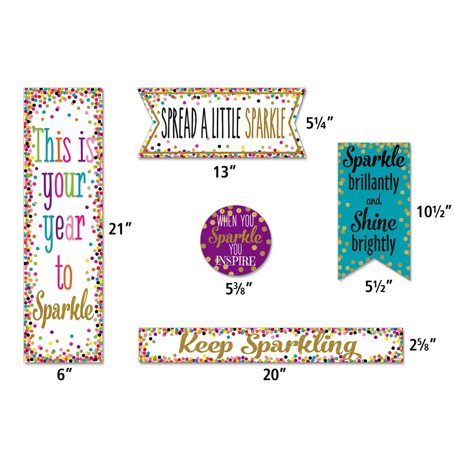 Make no mistake about it, your class is wonderful, inspiring, caring, encouraging. Use this mini bulletin board to set the tone for a classroom that learns and grows together. Each WONDERFUL letter is about 4¾’’ tall. 36 total pieces.