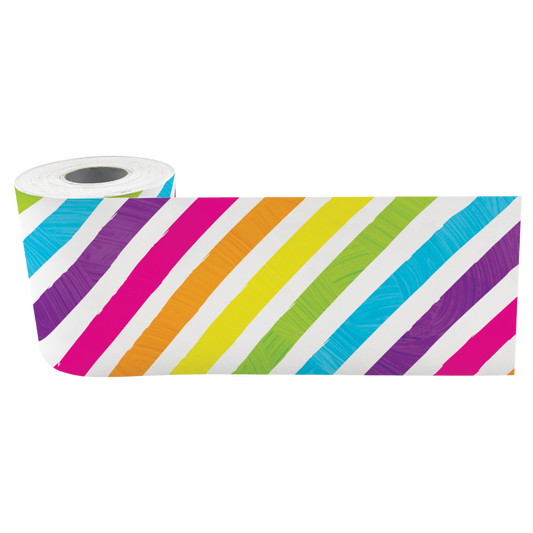 Brights 4Ever Stripes Straight Rolled Border Trim