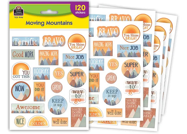 Moving Mountains Stickers