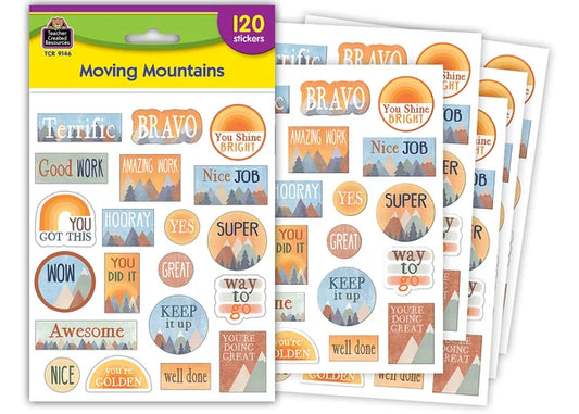 Moving Mountains Stickers