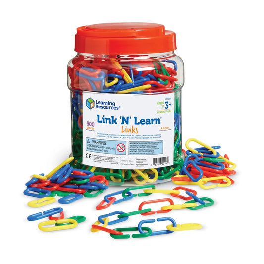 Learning Resources Link 'N' Learn® Links - 4 Colors, Set of 500