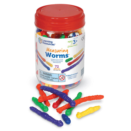 Learning Resources Measuring Worms™, Set of 72