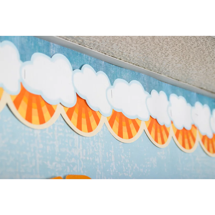Clouds Die-Cut Border Trim