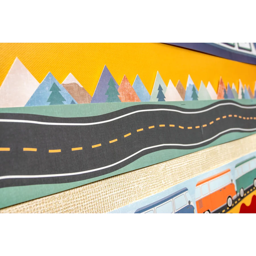 Road Trip Straight Border Trim