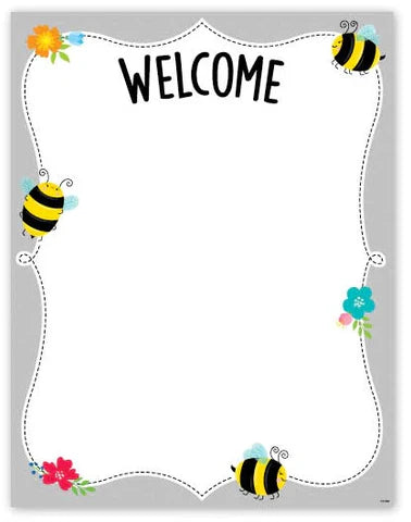 Welcome Busy Bees Classroom Chart