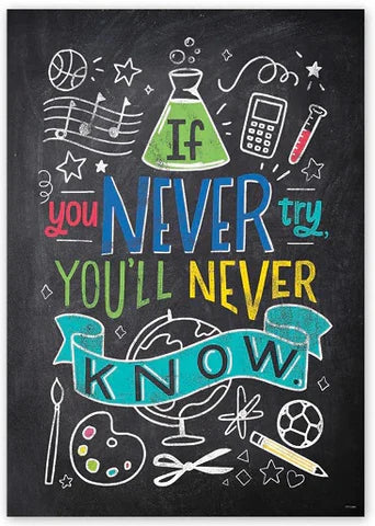 Chalk It Up! If You Never Try You'll Never Know