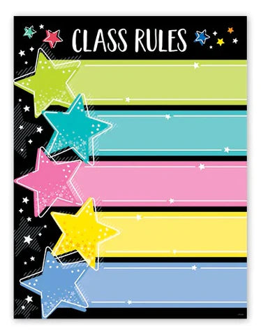 STAR BRIGHT Class Rules Chart – The Teacher's Store