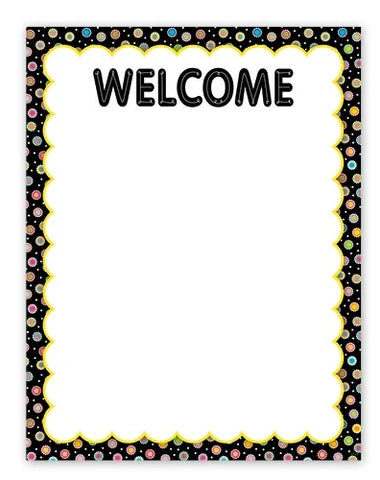 Core Decor Welcome Chart