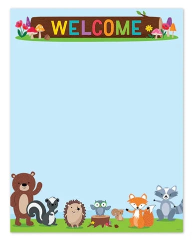 Woodland Friends Welcome Chart