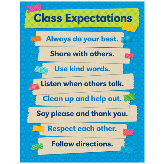 Tape It Up Class Expectations Chart