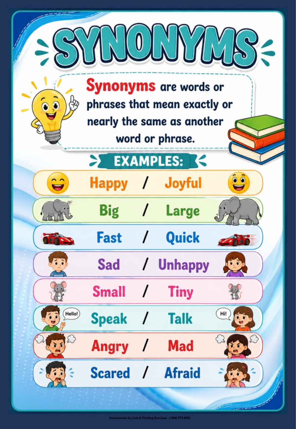Synonyms Chart