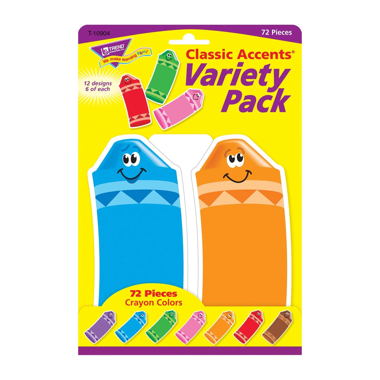Crayon Colors Classic Accents® Variety Pack