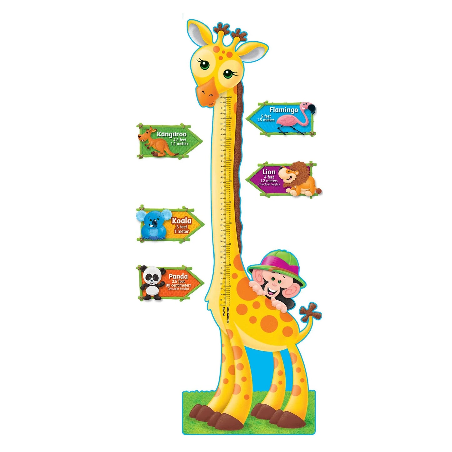 Giraffe Growth Chart Bulletin Board Set