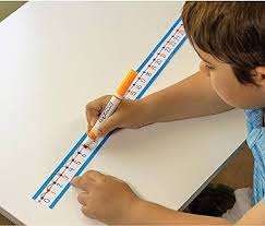 -20 to 20 Student Number Lines Manipulative Grade K-3