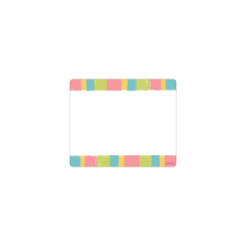 Cheerful Stripes Terrific Labels™ Name Tags