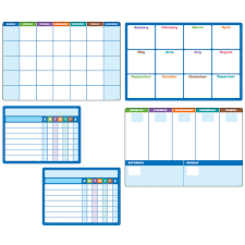 Reusable Planner Sheets Wipe-Off Learning Set