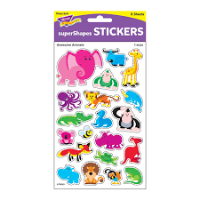 Awesome Animals superShapes Stickers – Large