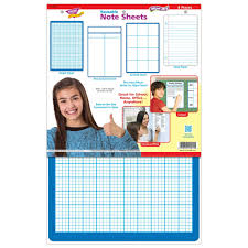 Reusable Note Sheets Wipe-Off Learning Set