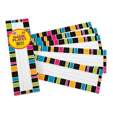 Stripe-tacular Groovy Desk Toppers® Name Plates