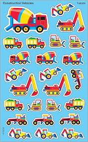 Construction Vehicles superShapes Stickers – Large