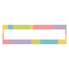 Cheerful Stripes Desk Toppers® Name Plates