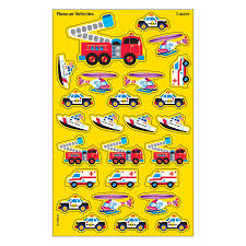 Rescue Vehicles superShapes Stickers – Large