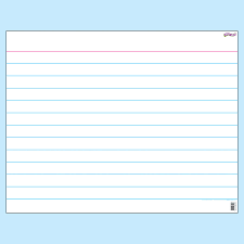 Index Card (white) Wipe-Off® Chart