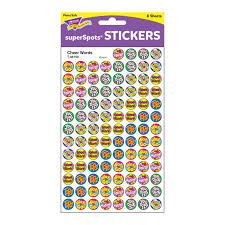 Cheer Words superSpots® Stickers