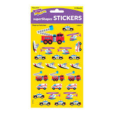 Rescue Vehicles superShapes Stickers – Large