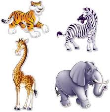 Jungle Animals Cut-Outs