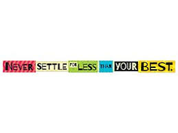 Never Settle for Less Than... ARGUS® Banner – 10 Feet