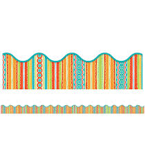 Tropical Twist Scalloped Bulletin Board Borders