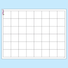 Graphing Grid (Large Squares) Wipe-Off® Chart