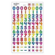 Numbers superShapes Stickers