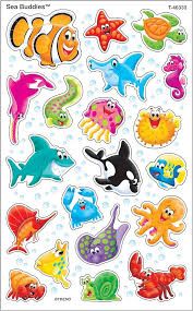 Sea Buddies® superShapes Stickers – Large