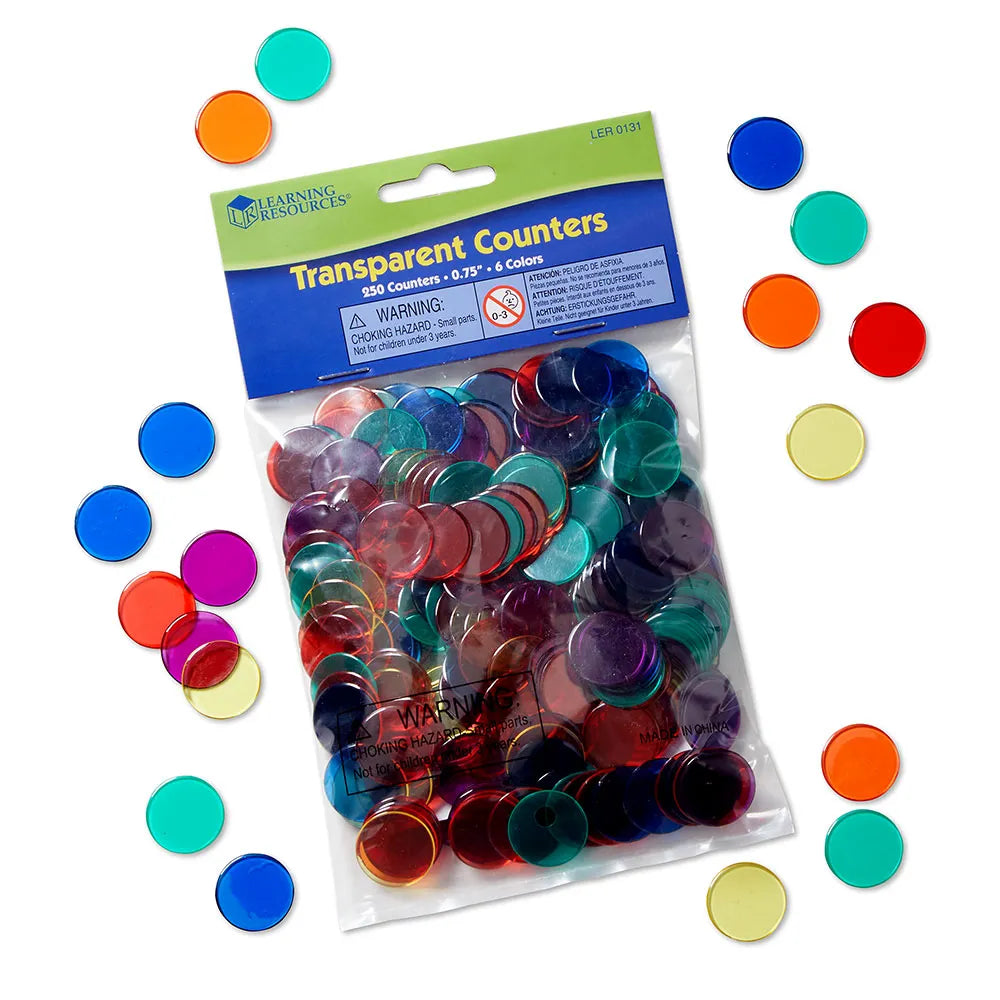 Counters (Set of 250) -Transparent