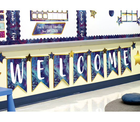 Galaxy Welcome Bulletin Board Set