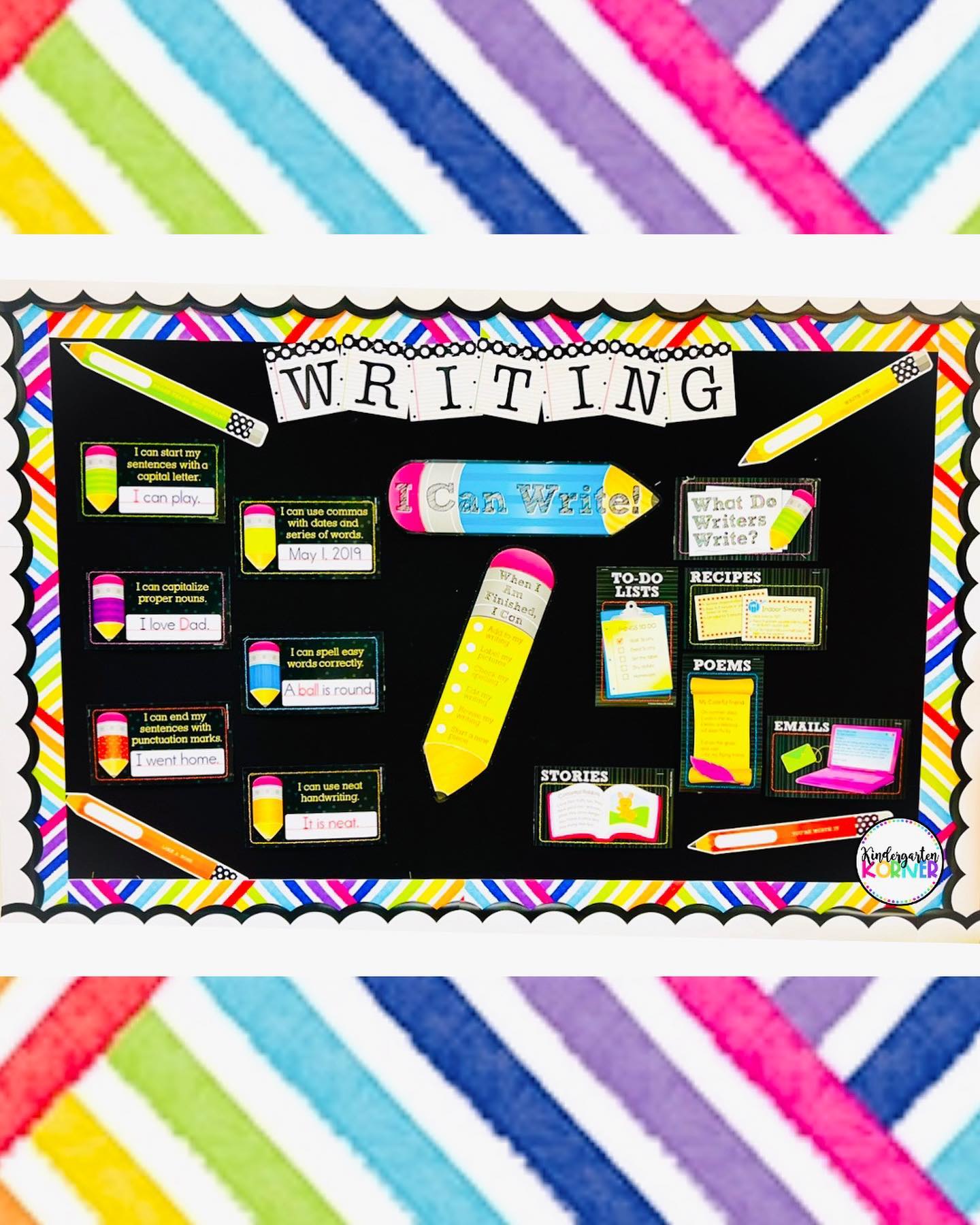 I Can Write! Mini Bulletin Board Set Grade K-3