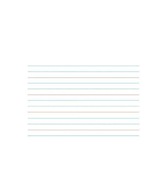 Write-on/Wipe-off Handwriting Paper Laminated Chart